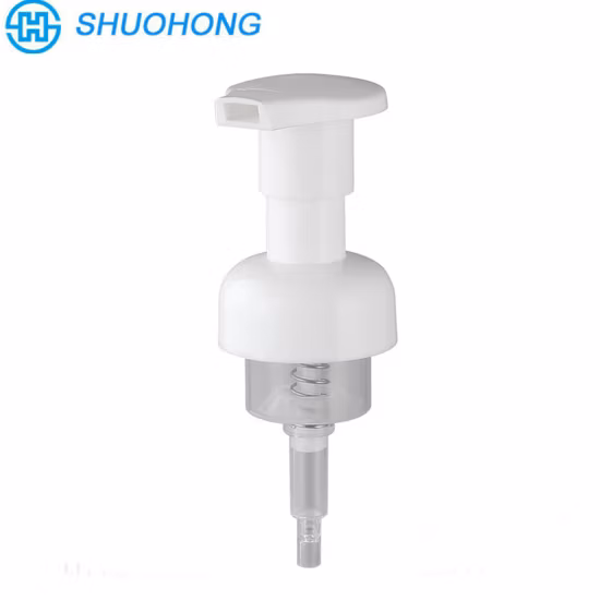 Bomba dispensadora de espuma de plástico vacía de jabón espumoso dorado de 30mm 40mm 42mm