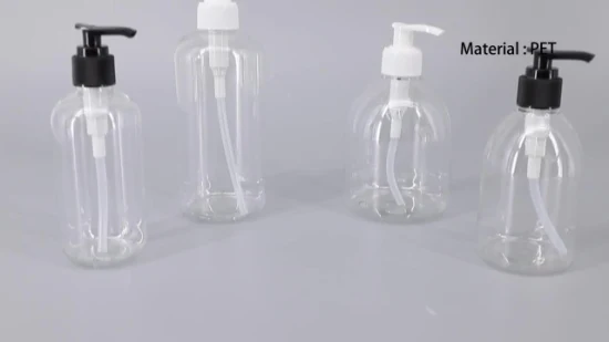 Juego de champú y acondicionador transparente vacío de 200ml, 250ml, 280ml, 500ml, botella de plástico para mascotas con bomba de loción, botella pulverizadora